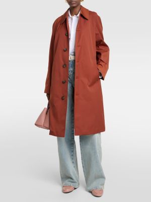 Pamučna jakna oversized Tod's crvena