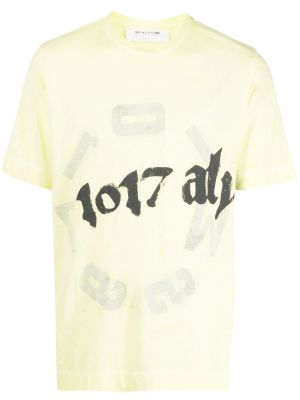 Koszulka z nadrukiem 1017 Alyx 9sm żółta