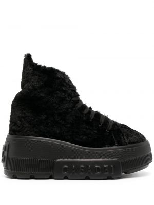 Fleece sneakers Casadei fekete