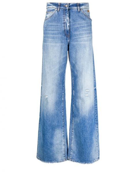 Jeans a zampa Msgm, blu