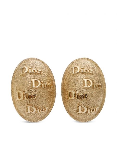 Boucles d'oreilles Christian Dior Pre-owned doré