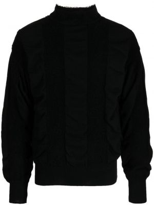 Vlnený sveter Cfcl čierna