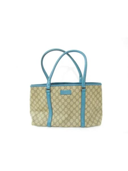 Retro shopper handtasche mit taschen Gucci Vintage beige