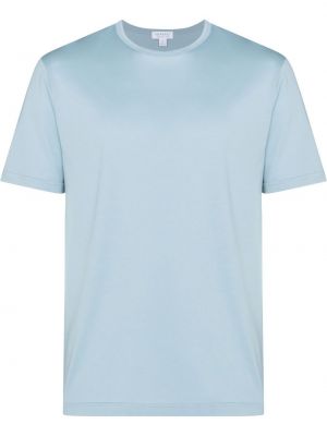 T-shirt Sunspel bleu