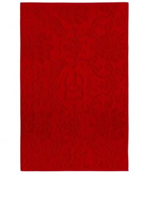Kopalni plašč iz žakarda Dolce & Gabbana rdeča