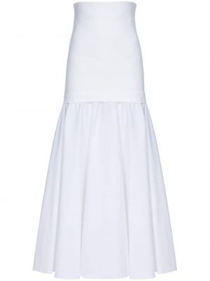 Midi sukně Ferragamo bílé