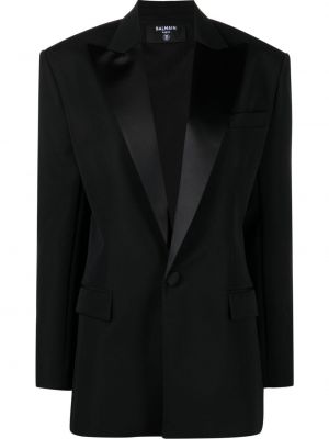 Lang blazer Balmain svart