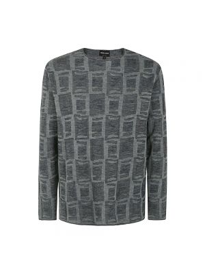 Sweter żakardowy Giorgio Armani