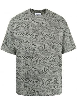 Camiseta con estampado animal print Kenzo gris