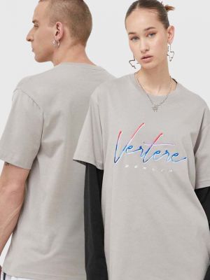 Тениска с дълъг ръкав с апликация Vertere Berlin бежово