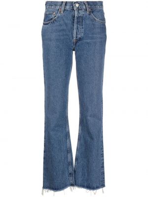 Straight leg jeans Agolde blu