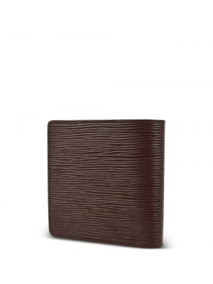 Iš natūralios odos piniginė Louis Vuitton ruda