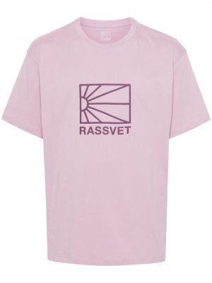 Памучна тениска Rassvet виолетово