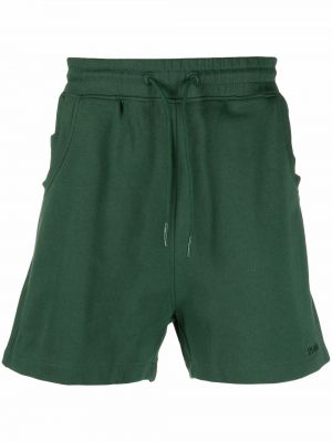 Pantaloni scurți din bumbac Drole De Monsieur verde