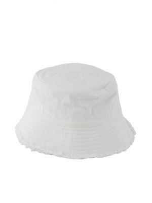 Женская шляпа-ведро Pieces белый