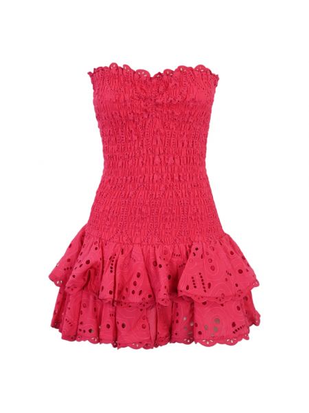 Sukienka mini koronkowa Charo Ruiz Ibiza różowa