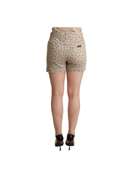 Pantalones cortos vaqueros de algodón con lunares Dolce & Gabbana