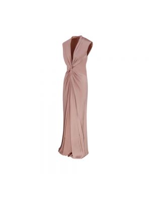 Sukienka długa Max Mara różowa
