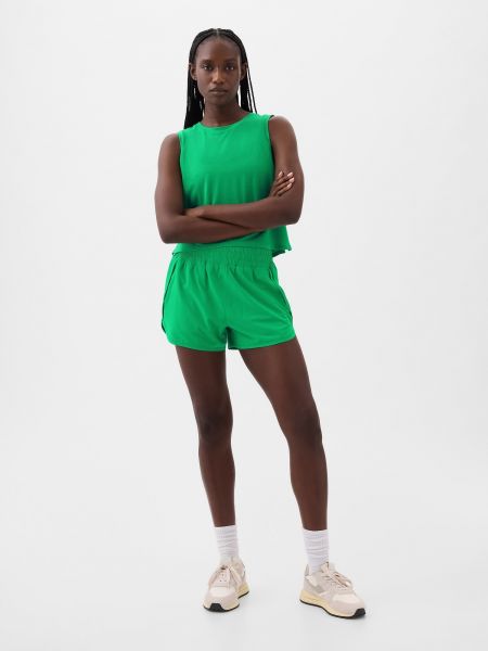 Priliehavé športové šortky Gap zelená