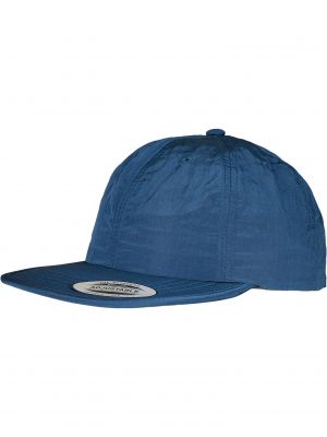 Найлонова шапка с козирки Flexfit синьо