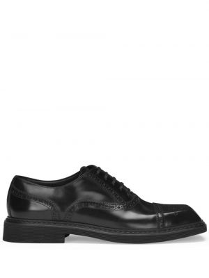Pantofi derby din piele Dolce & Gabbana negru