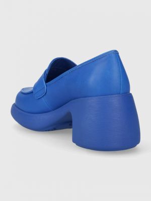 Pantofi cu toc din piele cu toc Camper albastru