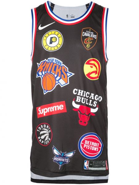 Jersey gömlek Supreme siyah