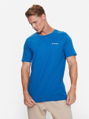 Priliehavé tričko Columbia modrá