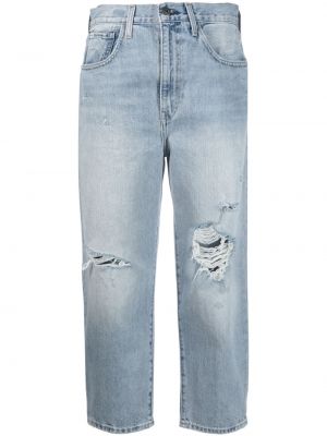 Jeans 7/8 med sliten Levi's