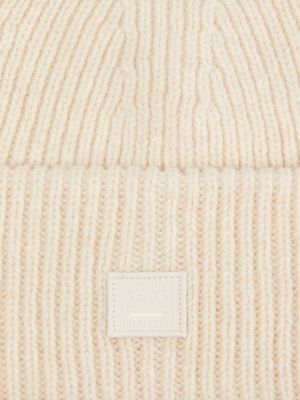 Berretto di lana di lana Acne Studios beige