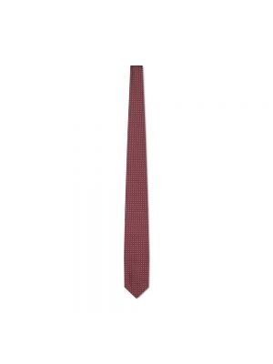 Czerwony jedwabny krawat Altea