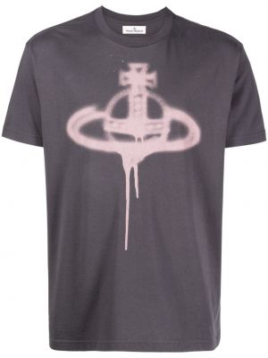 Kokvilnas t-krekls ar apdruku Vivienne Westwood