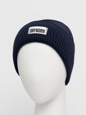 Dzianinowa czapka Drykorn niebieska
