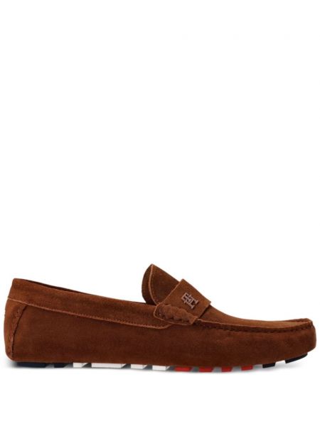Klassikalised slip-on seemisnahksed loafer-kingad Tommy Hilfiger pruun