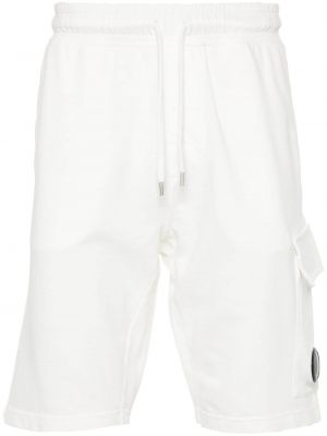 Pamučne kratke hlače C.p. Company bijela