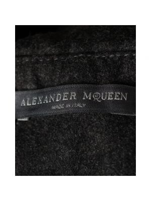 Spódnica wełniana Alexander Mcqueen Pre-owned szara