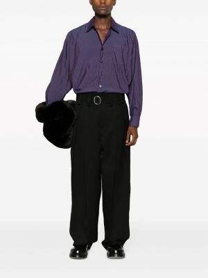 Pantalon en laine Jil Sander noir