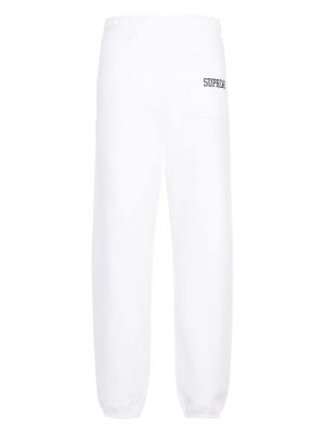 Sportovní kalhoty Supreme bílé