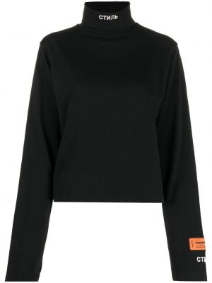 Sweatshirt Heron Preston svart