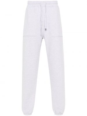 Bavlněné sportovní kalhoty Mc2 Saint Barth šedé