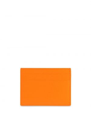 Portefeuille à imprimé Balenciaga orange