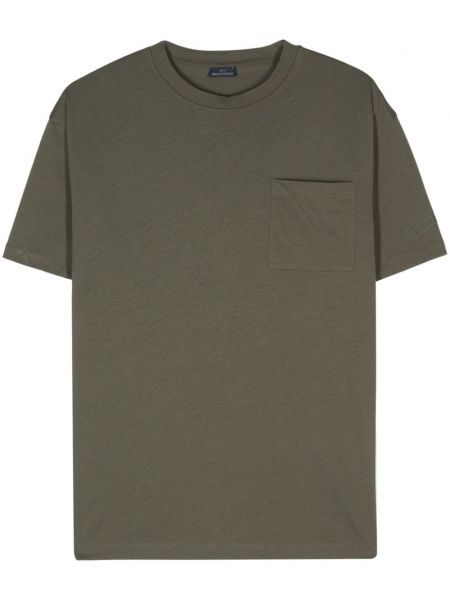 T-shirt en coton Paul & Shark vert