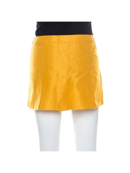 Spódnica Miu Miu Pre-owned żółta