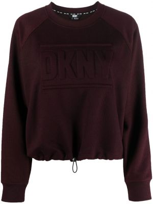 Trykt sweatshirt Dkny rød