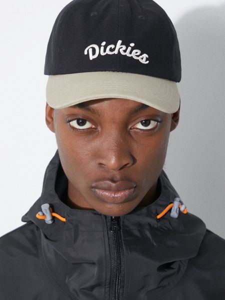Бавовняна кепка з аплікацією Dickies чорна