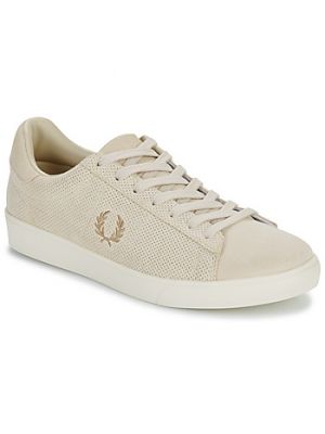 Sneakers in pelle scamosciata Fred Perry beige