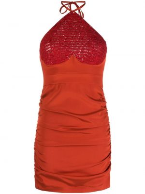 Коктейлна рокля The Mannei червено