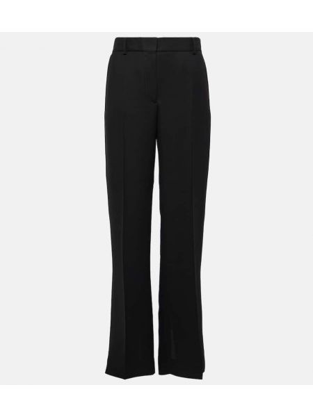 Rovné kalhoty Totême černé