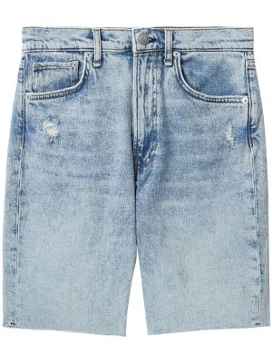Shorts en jean taille haute Rag & Bone bleu