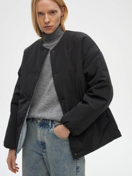 Утепленная демисезонная куртка Y.o.u. черная